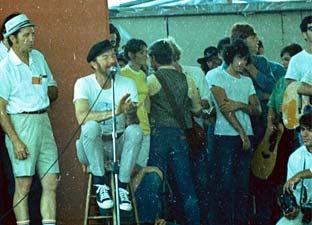 Pete Seeger - Backstage, Newport Folk 1969  by David Marks